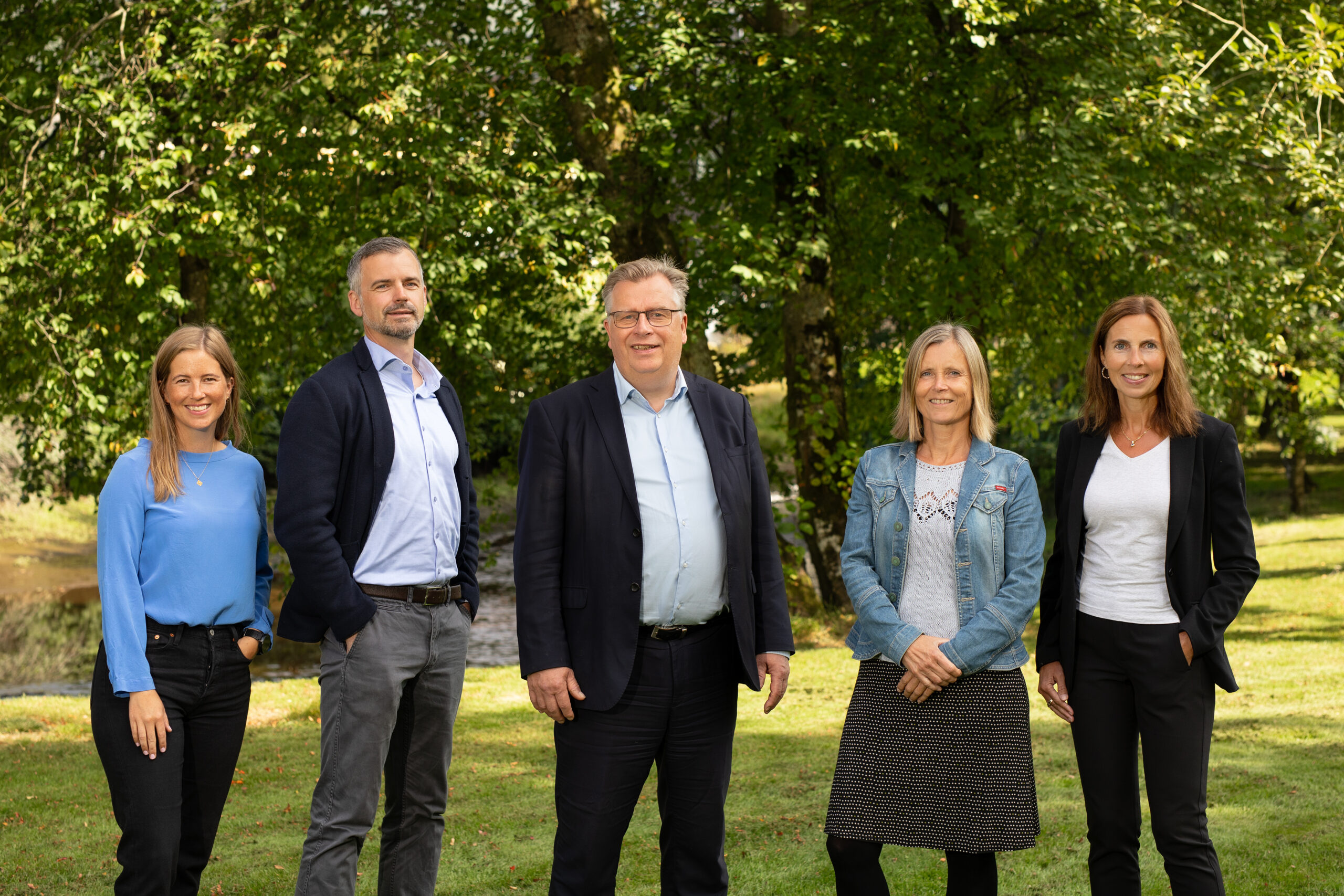 Bilde av Marie Havnen. Henrik Nordal, Atle Hamar, Siw Heggedal Longvast&oslash;l ute i F&oslash;rde.